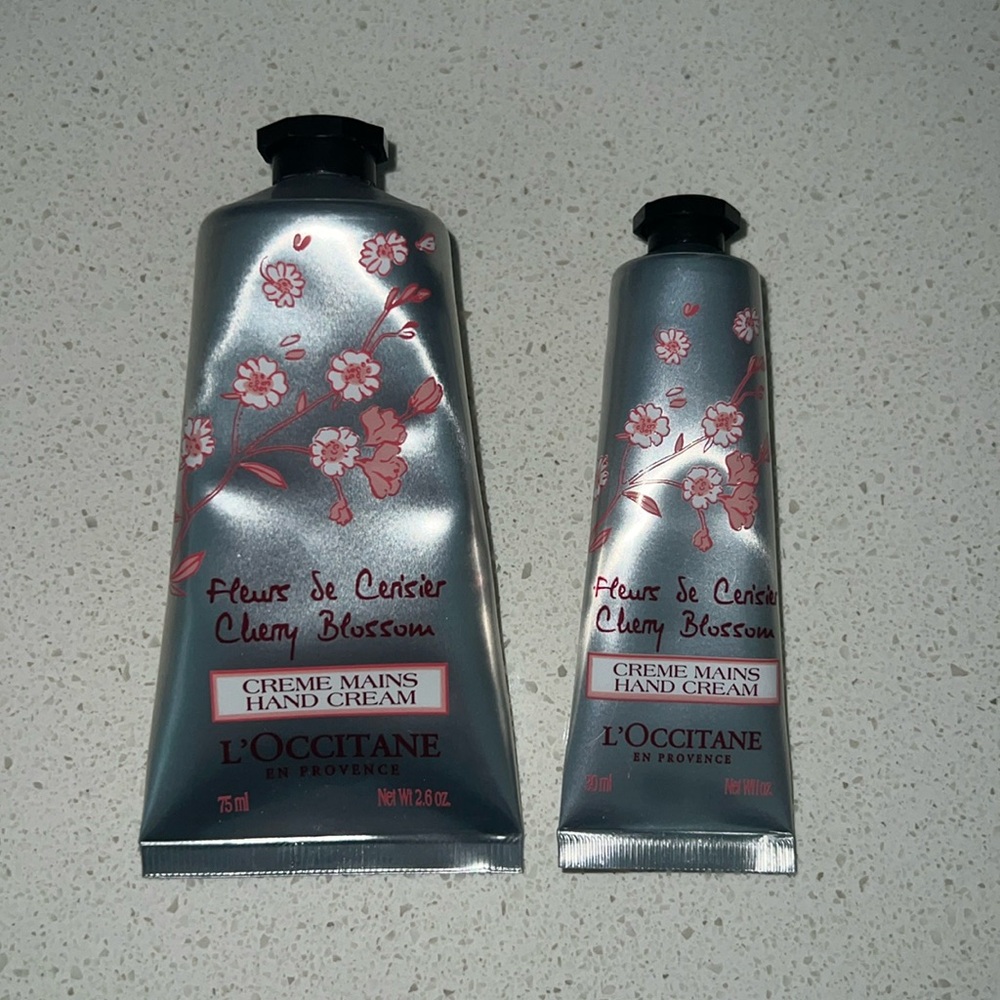 L’Occitane cherry blossom handcreams